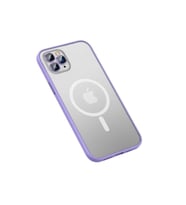 Apple iPhone 13 Pro Max Uyumlu Kılıf Zore Mokka Wireless Kapak (Lila)