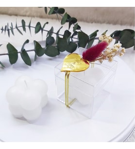 30 Adet Mika Kutuda Mum Nikah Hediyelikleri Yeni Trend-