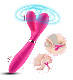 PRIME TOYS Y-Wand Şarjlı Güçlü Titreşimli Bükülebilir G Nokta ve Klitoris Uyarıcı Masaj Vibratör