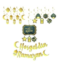 Hoş Geldin Ya Şehri Ramazan Asma Süs Set