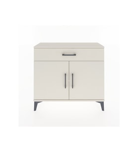 Arges Şifonyer Tek Raflı Tek Çekmeceli 2 Kapaklı 88x30x80 Aytaşı-Aytaşı