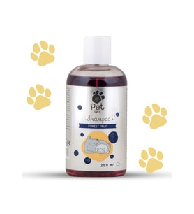 Pet Love Kedi ve Köpekler için Orman Meyveli Şampuan 250ml x 2 Adet (Zilli Oyun Topu Hediyeli)