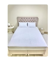 Sıvı Geçirmez Pamuklu Mikro Kapitone Fitted Yatak Alezi 150x200