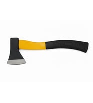 AKSU Profesyonel Kauçuk Saplı Balta – 35cm Sap 8cm Kesim Ağzı (SARI-SİYAH)