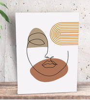 BK Gift Modern Art Tasarımlı Dekoratif Mini Kanvas Tablo 15x20cm-2