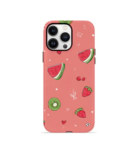 iPhone 13 Pro Max Vorian Çift Katmanlı MagSafe Kılıf Summer Fruit Crush