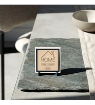 Ev Simgeli Modern Dekoratif Obje, Yaşam Alanınıza Huzur Katan Estetik Tasarım 10x10 cm