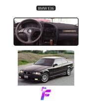 BMW E36 AİRBAGSİZ (1990-1998) Torpido Örtüsü Güneşten Korur Kolay Montaj Tam Uyum D6