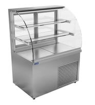 Öztiryakiler Bombe Camlı Soğuk Teşhir Dolabı, 480 Lt, 200x70x135 Cm, Etd - 11c20 Model