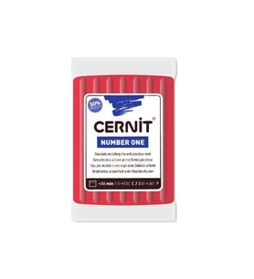 Cernit Number One Polimer Kil 56 gr 420 Carmin Red 