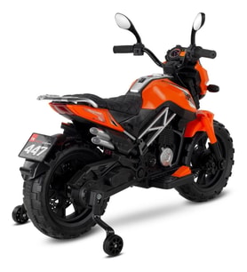 447 Motocross Akülü Motorsiklet 12V Turuncu