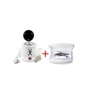 ELLEA NAIL 100 W Tırnak Araçları Mini Sterilizatör Ve Steril Kabı