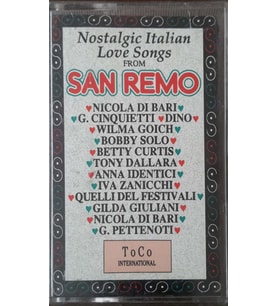 (Plak Değildir KASET tir) San Remo İtalian Love Songs From Kaset