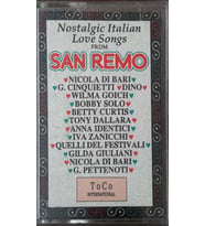 (Plak Değildir KASET tir) San Remo İtalian Love Songs From Kaset