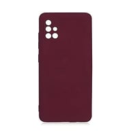 Coverzone Samsung Galaxy A51 ?le Uyumlu K?l?f Z-Mara Lansman Vieri Tam Koruma Arka Kapak Kamera Koruma �?k?nt?l? P�r�zs�z Y�zey Mor