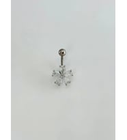 Çiçek Detaylı Göbek Piercing - Pg0133