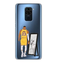 Xiaomi Redmi NOTE 9 Uyumlu Lebron James Goat Tasarımlı Şeffaf Telefon Kılıfı