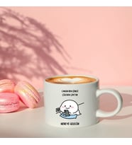 Canım Ben Şimdi Çileden Çıktım Tasarımlı Motto Tasarımlı Beyaz Kupa Bardak - Eğlenceli Mood Serisi