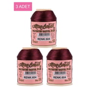 3 Adet Altınbaşak Oya ve Dantel İpi 20 gr - Royaleks - No: 604