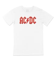 AC DC Kırmızı Logolu Tişört
