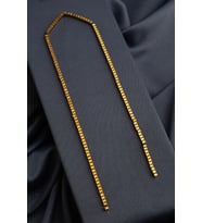 Hematit Doğal Taş Parlak Gold Küp Kesim 3x3mm Dizi [AA]