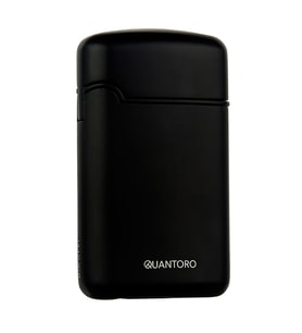 Quantoro Üç Torch Pürmüz Delicili Siyah Metal Puro Çakmağı