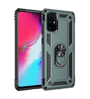 Ally Sm Galaxy S20 Ultra Yüzüklü Kılıf Armor Shockproof Ring kılıf-(5775) - GLST4883-5807