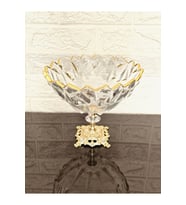 ATLANTIC GOLD MEYVELİK DÖKÜM KARE AYAKLI & SUNUMLUK & SALATA KASESİ 2000 CC 23 CM