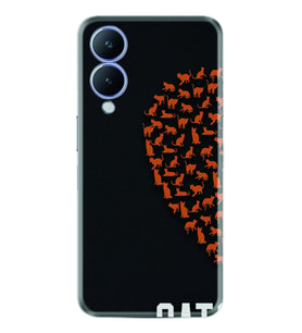 Vivo Y17S Kılıf Silikon Desen Özel Seri Cats 1792
