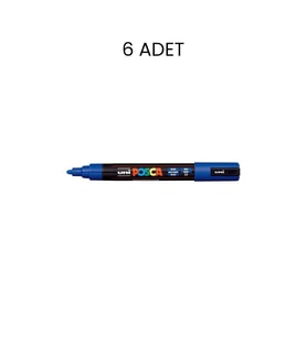 Posca PC-5M Su Bazlı Marker Kalem 6'lı Kutu