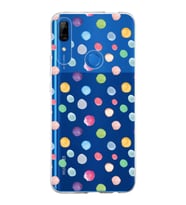 PrintiFy Huawei P Smart Z ile Uyumlu 1mm Slim Fit Water Color 6 Baskılı Şeffaf  Kılıf