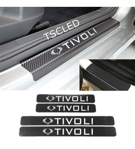 Tivoli Karbon Kapı Eşiği Kaplama Sticker (4 Adet) zz231