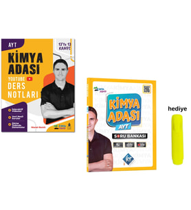 Kimya Adası AYT Kimya Ders Notları Ve Soru Bankası Seti