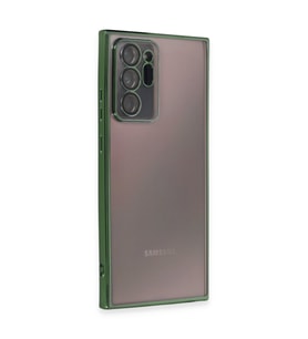 Galaxy Note 20 Ultra Kılıf Razer Lensli Silikon - Yeşil