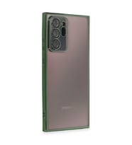 Galaxy Note 20 Ultra Kılıf Razer Lensli Silikon - Yeşil