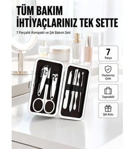 Seyahat İçin Uygun Çok Amaçlı Kişisel Bakım Seti