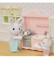 Sylvanian Ailesi Kar Tavşanı Babanın Yemek Pişirme Seti 5678