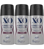 XO Deodorant 150ML Men-Erkek Sensitive & Protect (3 Lü Set)