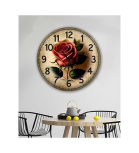 bilge Tasarım retro Duvar Saati 40 x 40 CM (Karışık)