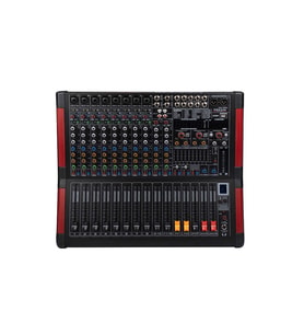 DECON DMP-122FX 12 Kanal 650w Power Mixer 12 Kanal 1500w Power Mikser (Siyah)