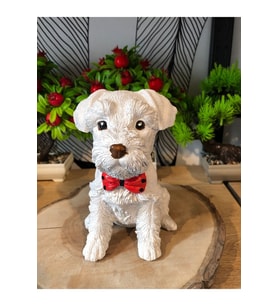 Sevimli Polyester Köpek Biblo, Dekoratif ve Renkli Tasarım