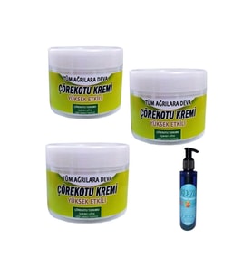 Mucizevi Çörek Otu 100 ml x 3 Adet / Çilekli Vücut Bakım Yağı 125 ml