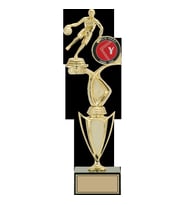 ODAK KUPA - Figürlü Kupalar - Basketbol Kadın Figürlü Kupalar FG-043 C - 39 cm
