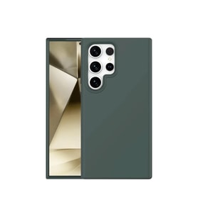 Galaxy S24 Ultra Kılıf First Silikon - Koyu Yeşil