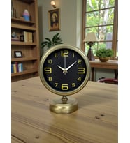 River World Masa Saati Metal 25 cm x 20 cm Prestij Vintage