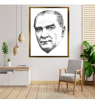 ÇERÇEVELİ ATATÜRK TABLO S165