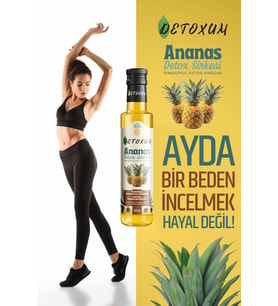 detoxum ananas detox sirkesi 230 ml