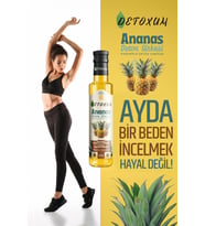 detoxum ananas detox sirkesi 230 ml