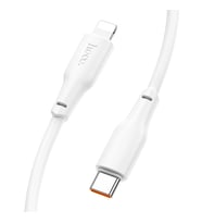 HOCO X93 Force 20W Type-C to iPhone Lightning-C Ultra Hızlı Şarj ve Data Kablosu (Beyaz)
