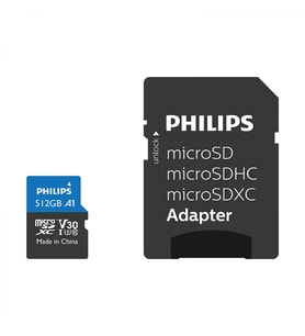 PHIIPS 512GB MICRO SDXC 100 MB/S C10 FM51MP65B/00